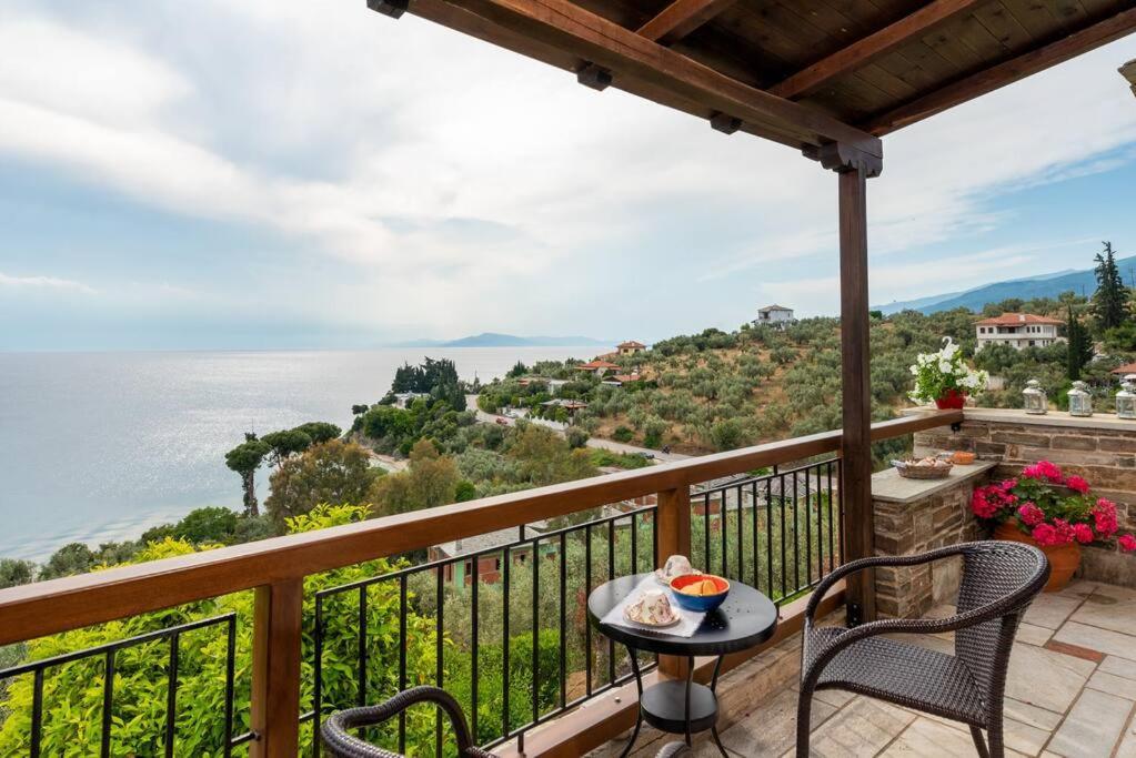Seaside House With View Over Pagasitikos Áfiszosz Kültér fotó